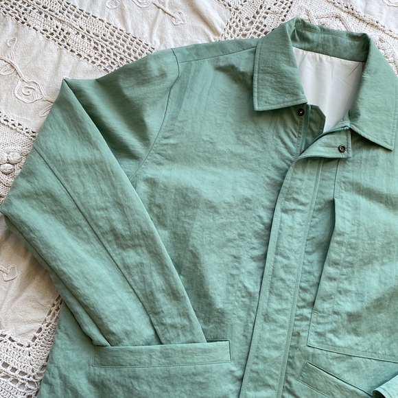 Selected / Homme brand Lightweight Sage Green Jacket - Picture 2 of 4